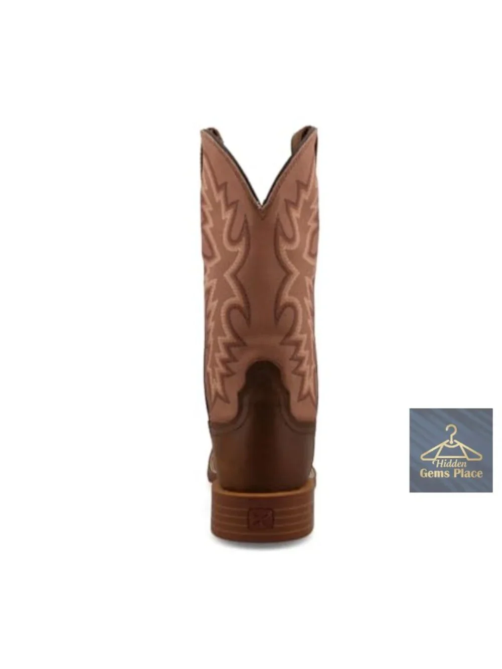 Women's Western Boots Mid-Calf Pull-On Square Toe CellStretch Leather Shaft